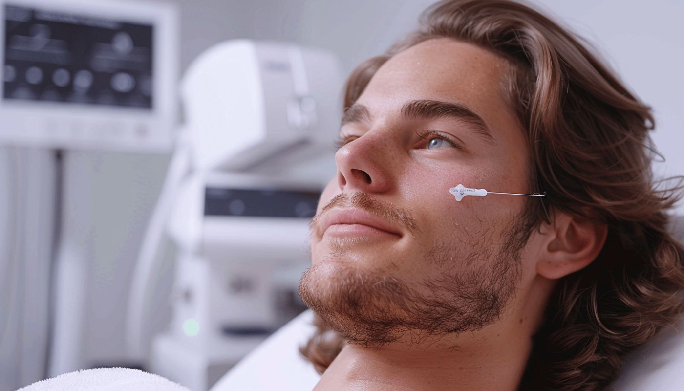 Elektrolyse-Haarentfernung für Männer: eine dauerhafte Lösung für klare Haut